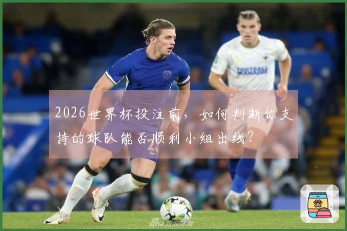 2026世界杯投注前，如何判断你支持的球队能否顺利小组出线？