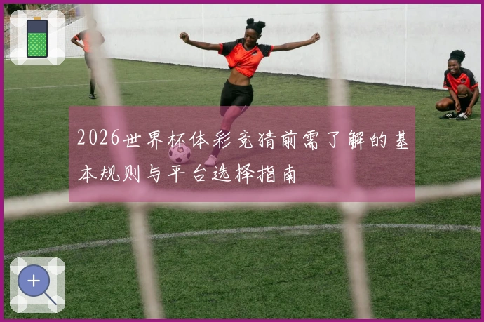 2026世界杯体彩竞猜前需了解的基本规则与平台选择指南